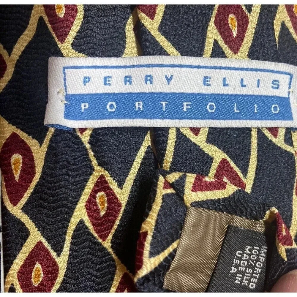 Lot of 5 Men's Neck Ties - Picture 6 of 8